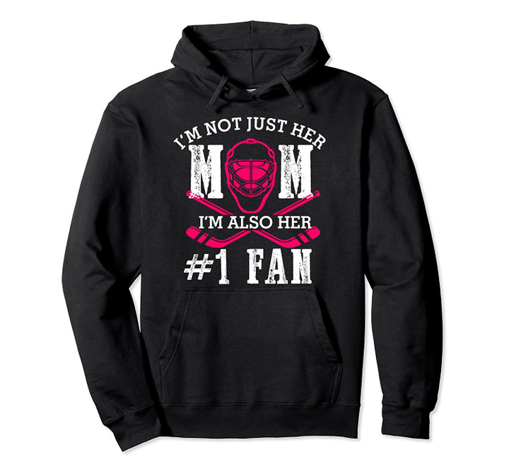 #1 FAN Hockey Mom Mothers Day Gift for women hockey Pullover Hoodie, T Shirt, Sweatshirt