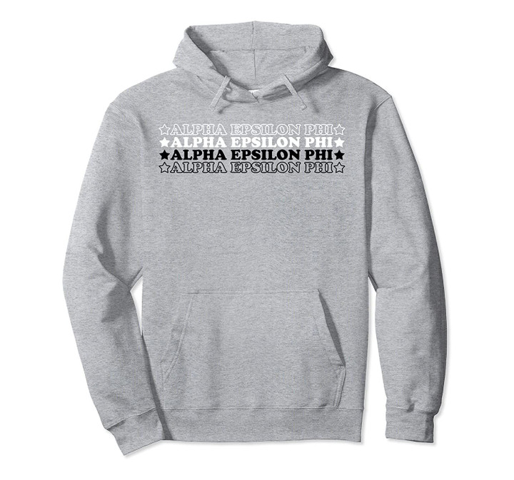 AEPhi Stars and Letters Pullover Hoodie, T Shirt, Sweatshirt