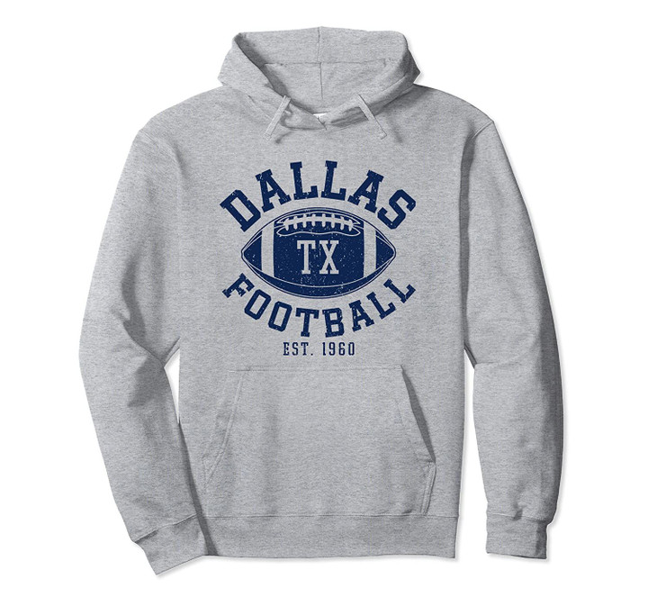 Dallas Texas Vintage Distressed Football Pullover Hoodie, T Shirt, Sweatshirt