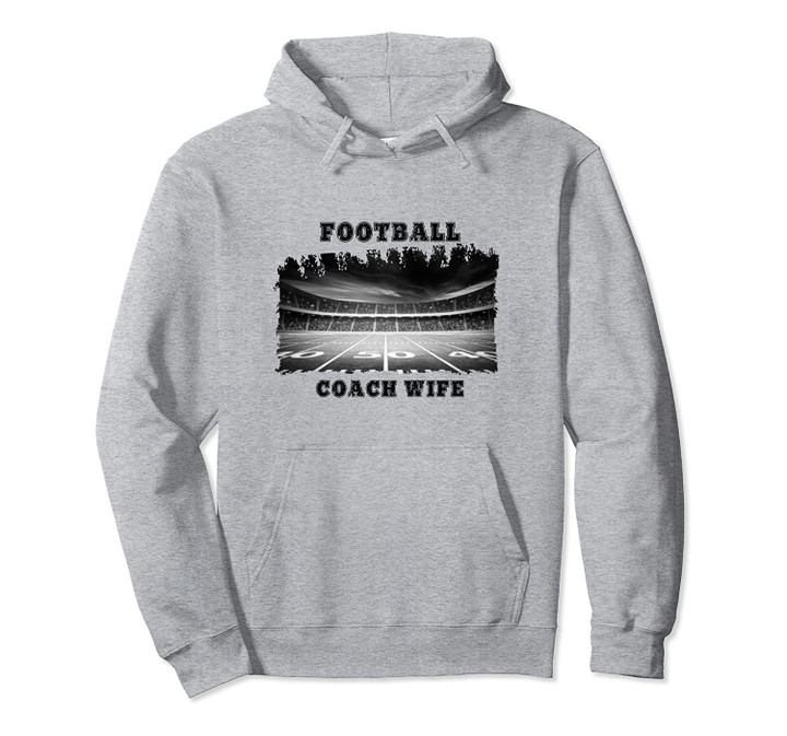 Football Coach Wife Football Field Pullover Hoodie, T Shirt, Sweatshirt