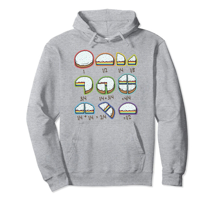 Rainbow Cake Quick Maths Fraction Math Teacher Pullover Hoodie, T Shirt, Sweatshirt