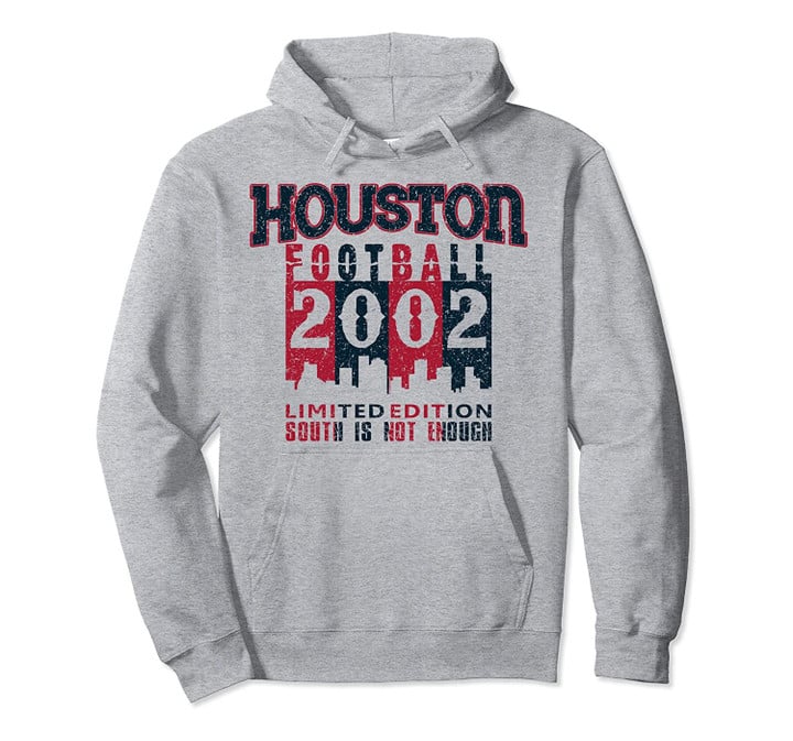 Houston City 2002 Football Skyline Throwback Pullover Hoodie, T Shirt, Sweatshirt