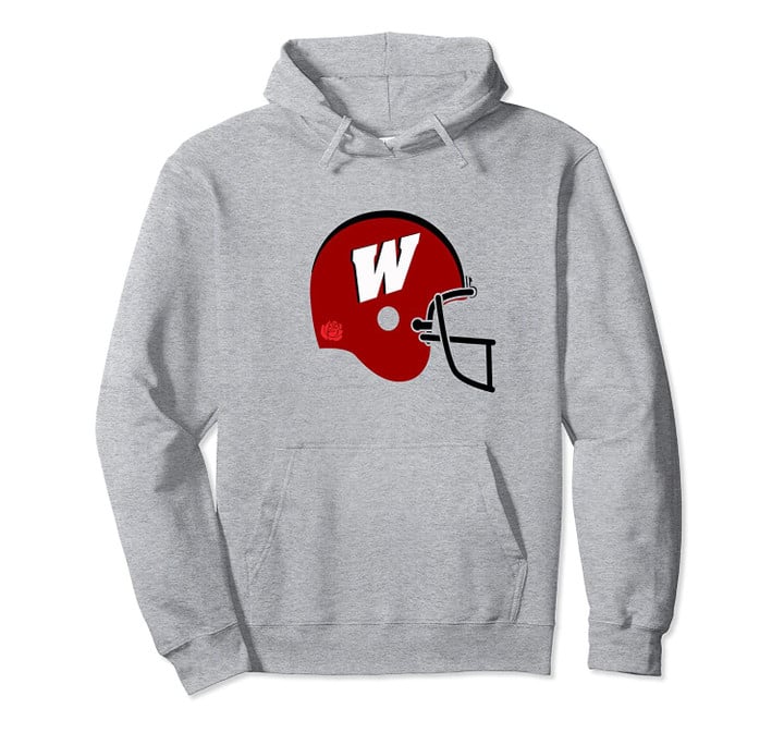 Letter W Rose Game Day Tailgate Party Cool Fun Gift Pullover Hoodie, T Shirt, Sweatshirt
