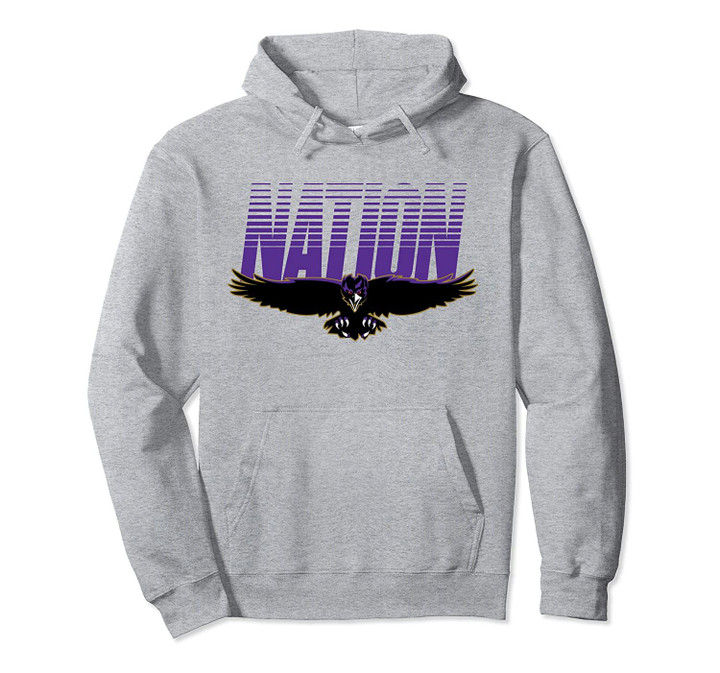 Baltimore Football | Maryland Raven Nation Gift Pullover Hoodie, T Shirt, Sweatshirt
