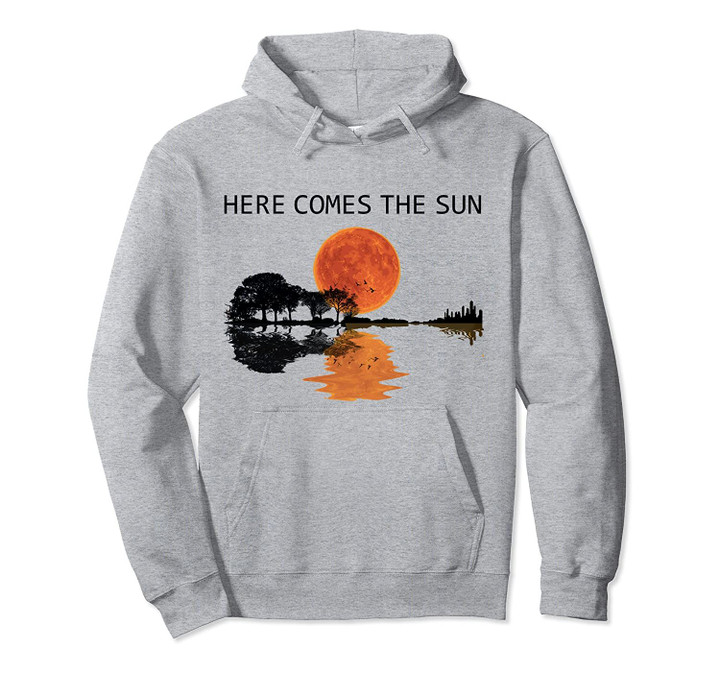 Flower Children Here Comes The Sun Guitar Graphic Pullover Hoodie, T Shirt, Sweatshirt