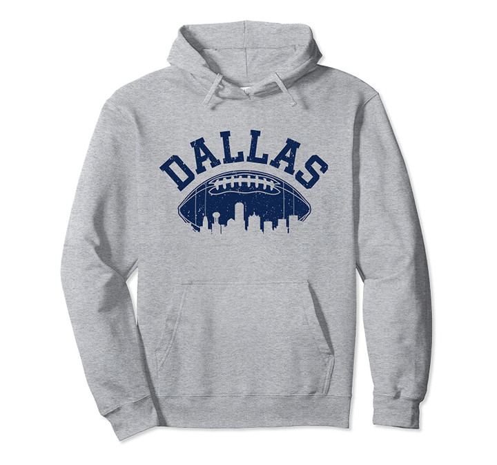 Dallas Texas Vintage Distressed Football Pullover Hoodie, T Shirt, Sweatshirt