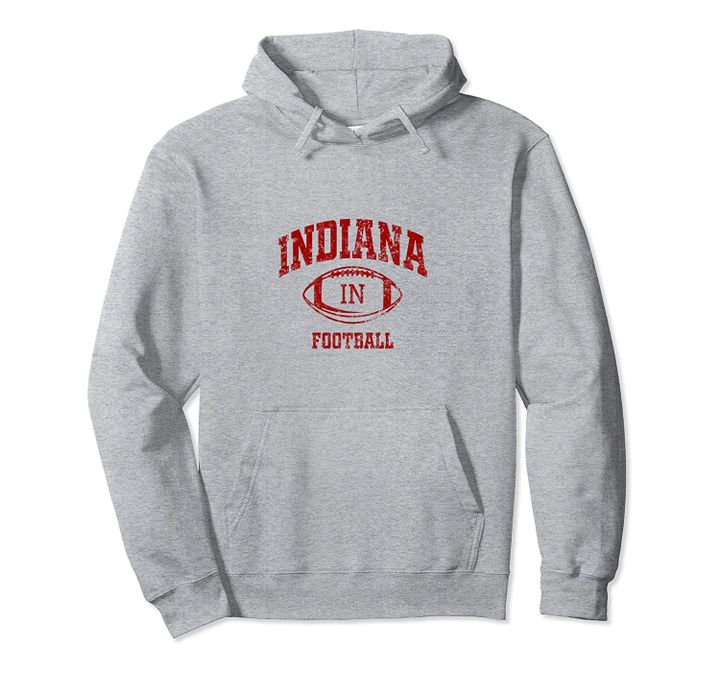 Vintage Indiana Football Pullover Hoodie, T Shirt, Sweatshirt