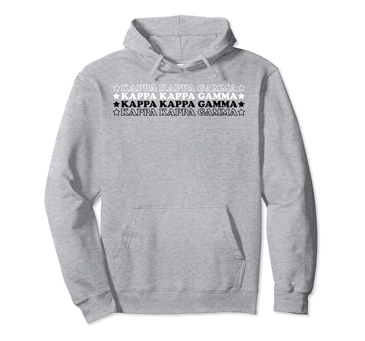 KKG Stars and Letters Pullover Hoodie, T Shirt, Sweatshirt
