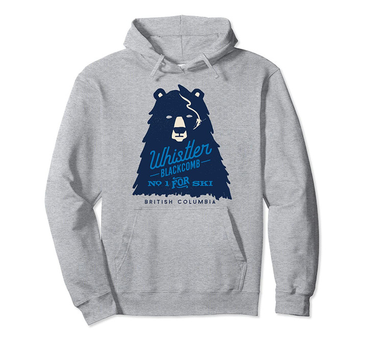 Whistler Blackcomb Mountain Ski Resort Grizzly Bear XMAS Pullover Hoodie, T Shirt, Sweatshirt