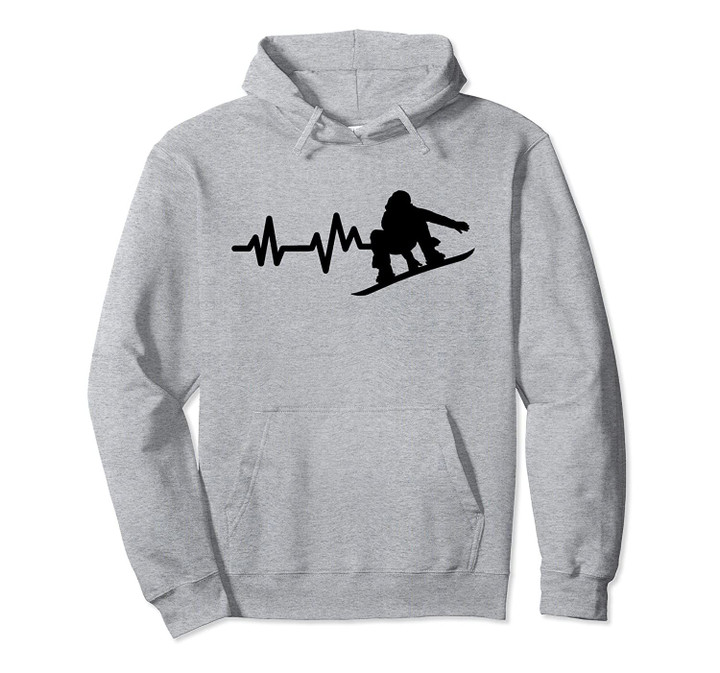 Snowboard Heartbeat Snowboarding Pullover Hoodie, T Shirt, Sweatshirt