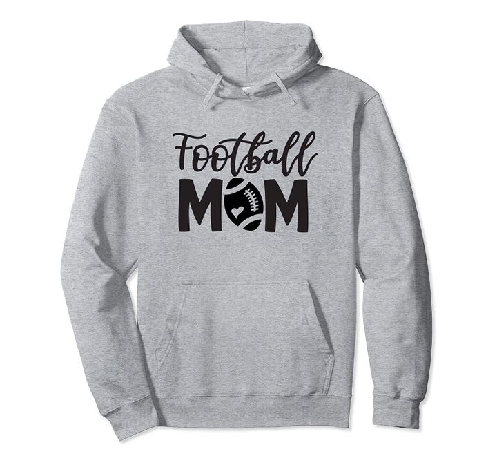 Football Mom Cute Football Season Heart Player Fan Gift Pullover Hoodie, T Shirt, Sweatshirt