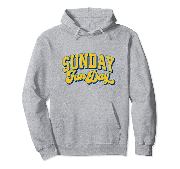 Vintage Sunday Funday Los Angeles Football Retro Fun Day Pullover Hoodie, T Shirt, Sweatshirt