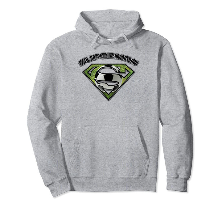 Superman Soccer Shield Pullover Hoodie, T Shirt, Sweatshirt