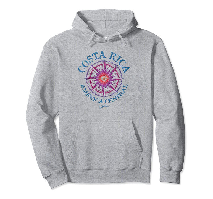 JCombs: Costa Rica, Compass Rose Pullover Hoodie, T Shirt, Sweatshirt