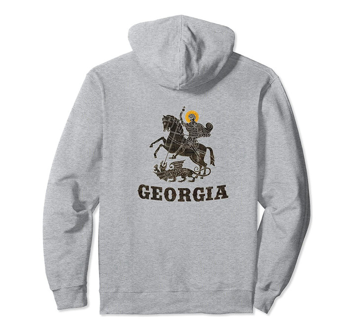 Georgian Patriotic Gift Pullover Hoodie, T Shirt, Sweatshirt