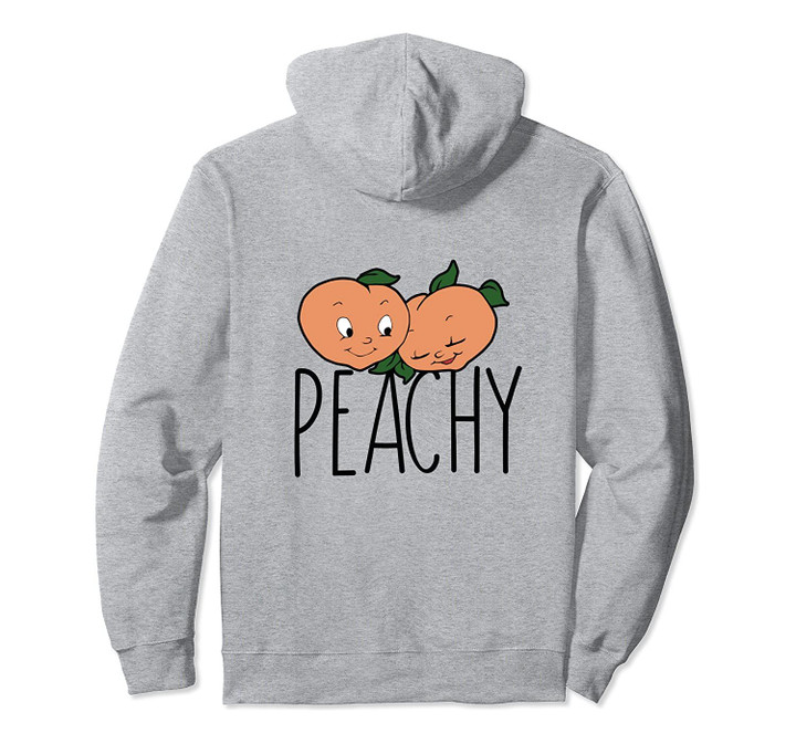 Peachy Peaches art fun Pullover Hoodie, T Shirt, Sweatshirt