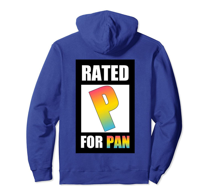 Rated P For Pan Pansexual Pride Flag Colors Meme Pun Pullover Hoodie, T Shirt, Sweatshirt