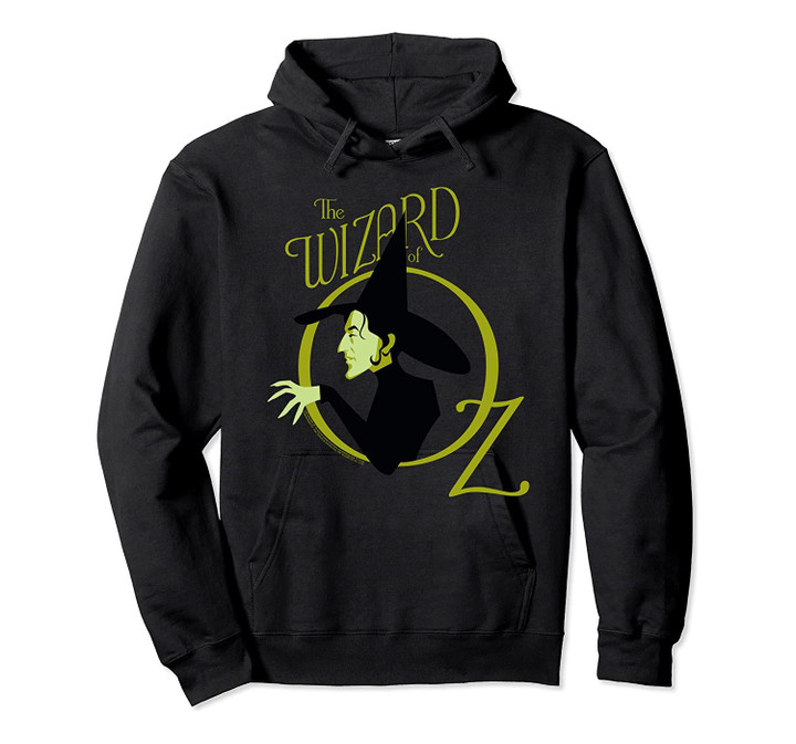 The Wizard of Oz Logo with Witch Pullover Hoodie, T Shirt, Sweatshirt