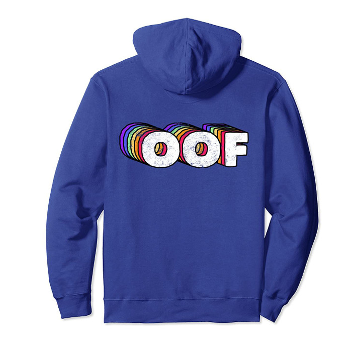 Big Oof Video Gaming Gift Retro Rainbow Dank Meme Noob Gamer Pullover Hoodie, T Shirt, Sweatshirt