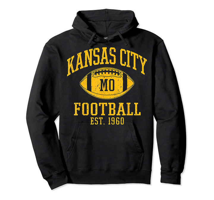 Kansas City 2020 | Vintage KC Football Missouri Retro Gift Pullover Hoodie, T Shirt, Sweatshirt