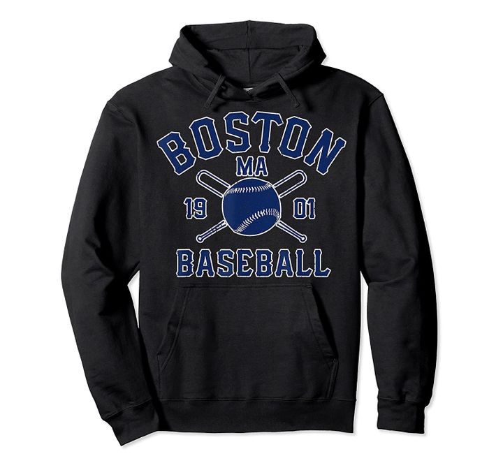 Boston Baseball | Vintage Massachusetts Retro Sports Gift Pullover Hoodie, T Shirt, Sweatshirt