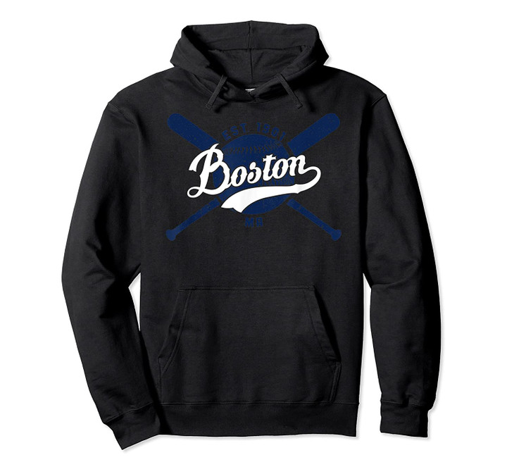 Vintage Boston Baseball Massachusetts Retro Sports Fan Gift Pullover Hoodie, T Shirt, Sweatshirt