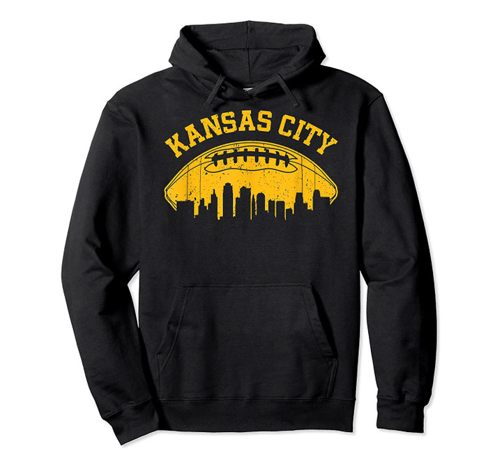 Vintage KC Kansas City-Football Missouri Retro Gift Pullover Hoodie, T Shirt, Sweatshirt
