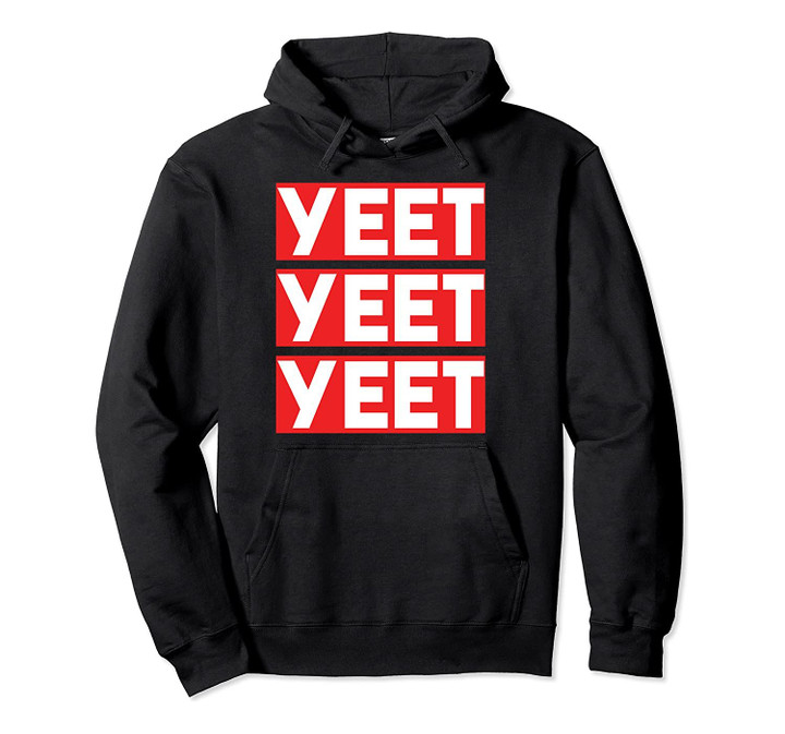 Yeet Meme Red Box Logo Hoodie Funny Dank Meme yeet, T Shirt, Sweatshirt