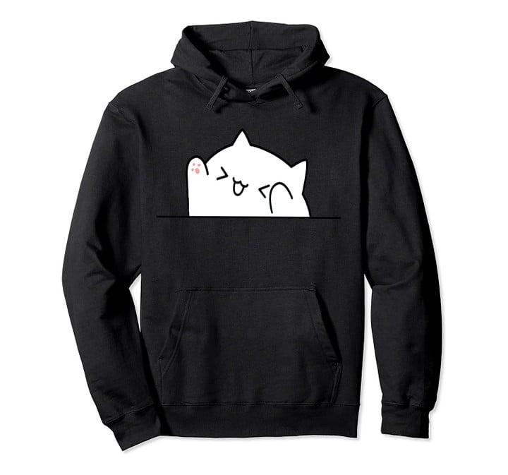 Cute Funny Cheering Bongo Cat meme Hoodie, T Shirt, Sweatshirt