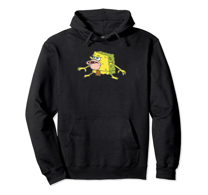 Spongebob Squarepants Caveman Meme Pullover Hoodie, T Shirt, Sweatshirt