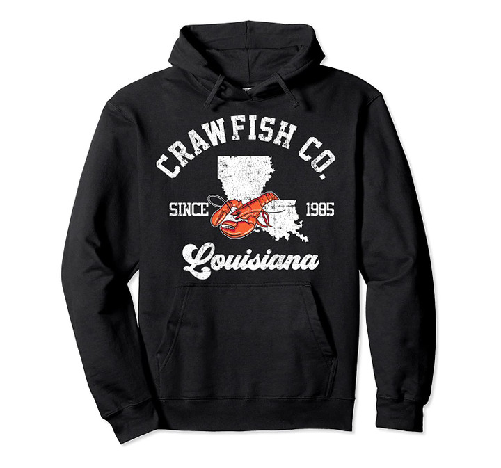 Crawfish Co Cajun Seafood Festival Vintage Cooking Gift Pullover Hoodie, T Shirt, Sweatshirt