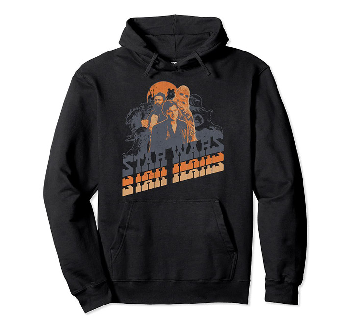 Star Wars Han Solo Movie Group Shot Logo Pullover Hoodie, T Shirt, Sweatshirt
