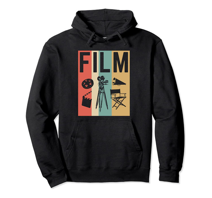 Vintage Film Cinmea Retro Movie Maker Pullover Hoodie, T Shirt, Sweatshirt