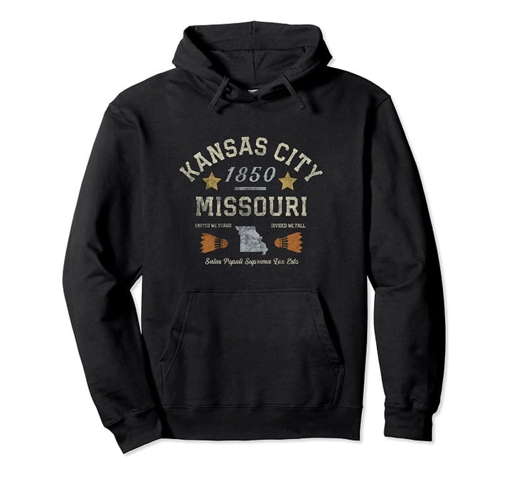 Kansas City "MO" Town Pullover Hoodie, T Shirt, Sweatshirt