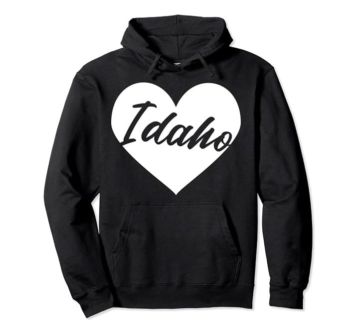 Idaho Love Heart Pullover Hoodie, T Shirt, Sweatshirt