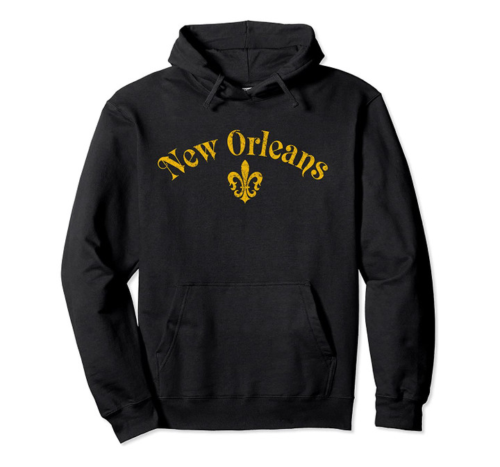 New Orleans Fleur-de-lis Pullover Hoodie, T Shirt, Sweatshirt