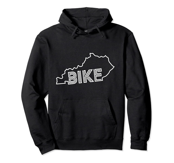 State of Kentucky Outline with Retro Bike Text ABN111b Pullover Hoodie, T Shirt, Sweatshirt