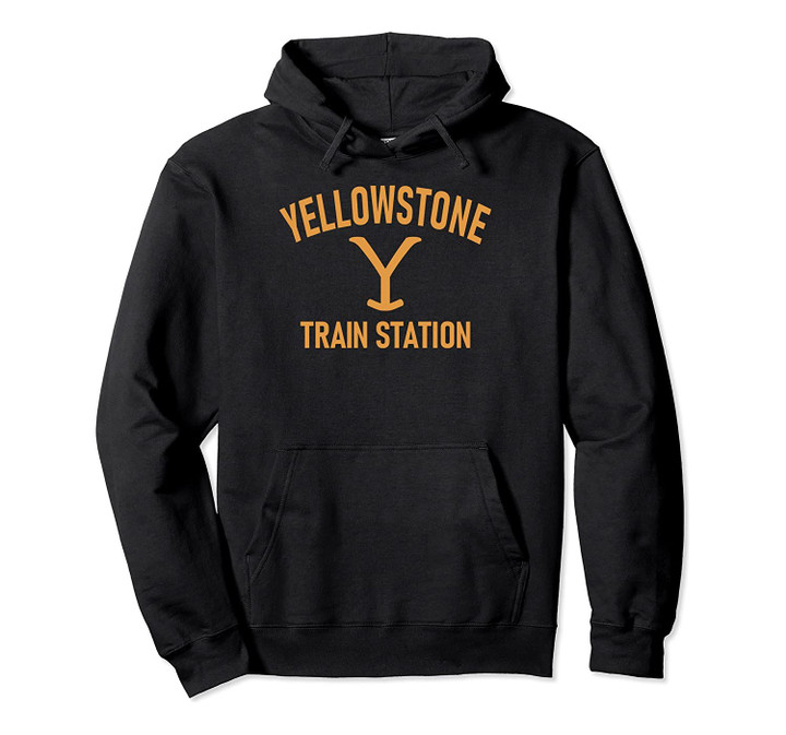 Yellowstone Train Station Pullover Hoodie, T Shirt, Sweatshirt