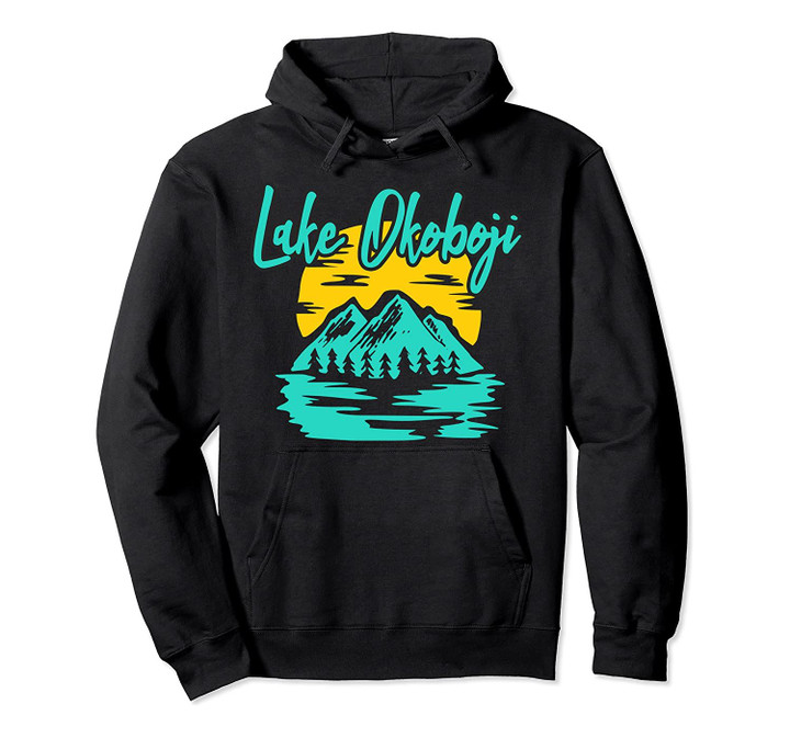 Lake Okoboji Iowa Summer Vacation Boating Gift Pullover Hoodie, T Shirt, Sweatshirt