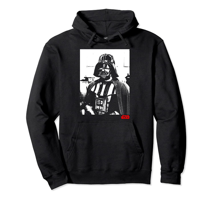 Star Wars Darth Vader Black & White Movie Poster Pullover Hoodie, T Shirt, Sweatshirt
