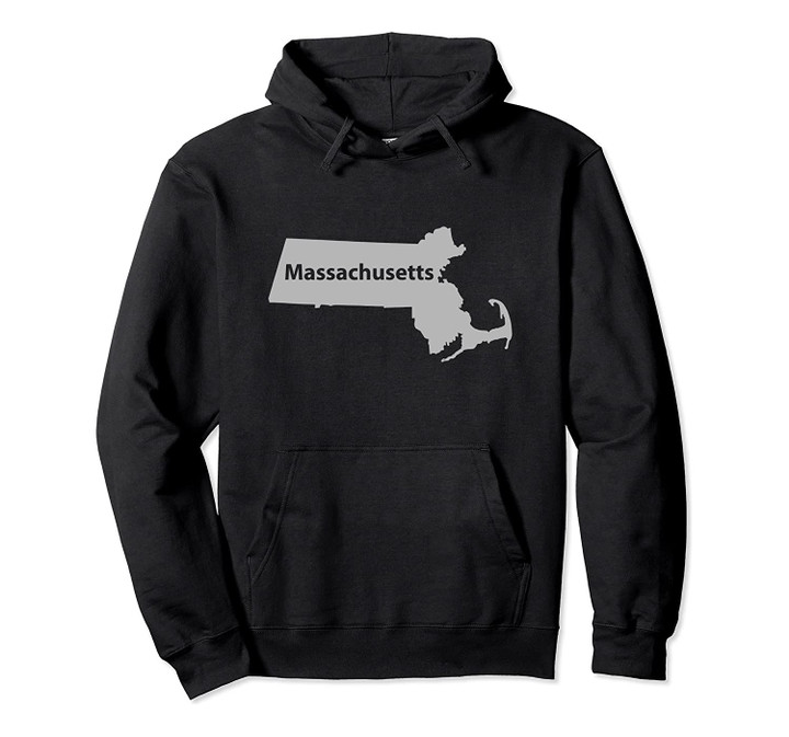 Massachusetts Map Home State Pride Gift Pullover Hoodie, T Shirt, Sweatshirt