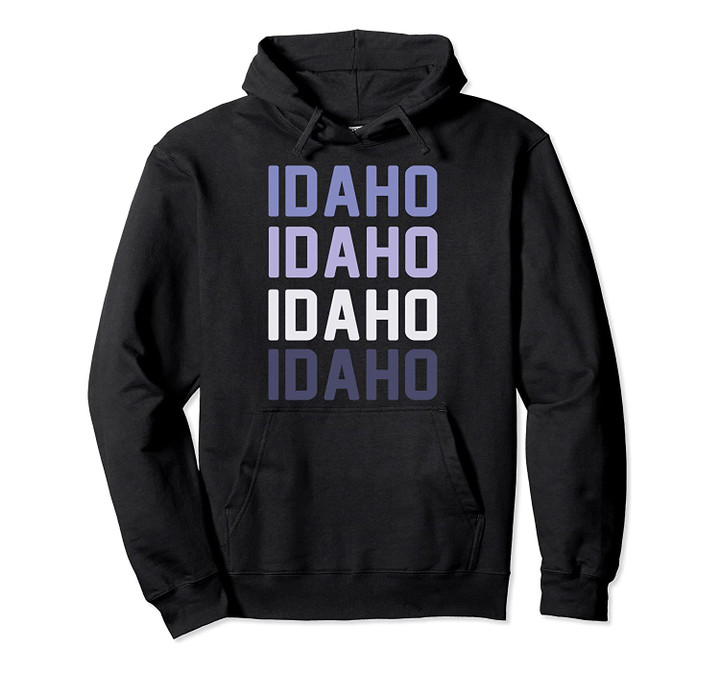 Idaho Pastel Stacked Pullover Hoodie, T Shirt, Sweatshirt