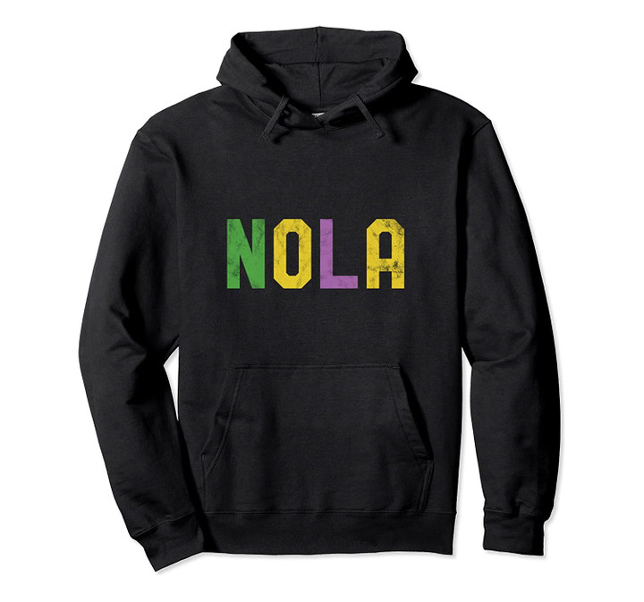 Mardi Gras Nola New Orleans Retro Party Gift Pullover Hoodie, T Shirt, Sweatshirt