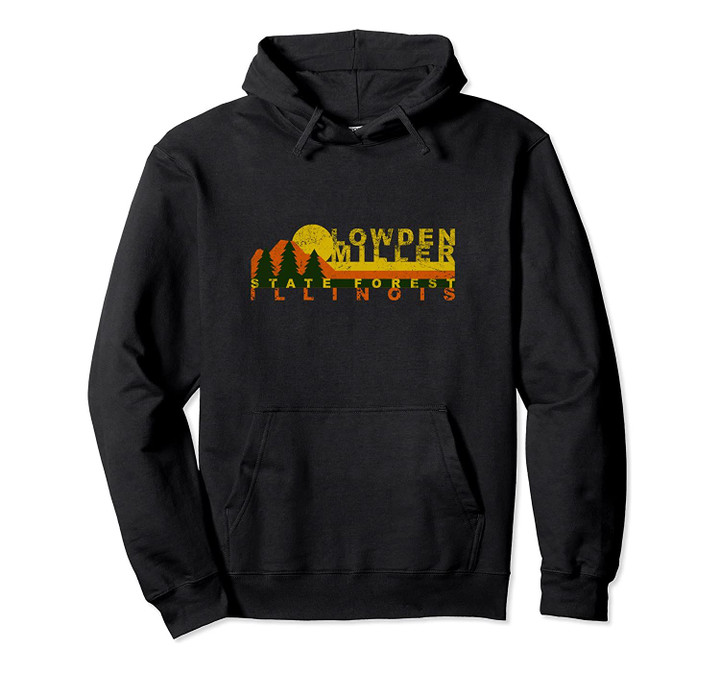 Lowden-Miller State Forest Vintage Retro Pullover Hoodie, T Shirt, Sweatshirt