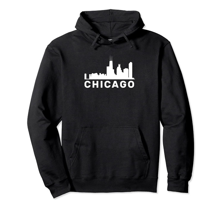 Chicago Illinois Skyline Gift City Skyline Pullover Hoodie, T Shirt, Sweatshirt