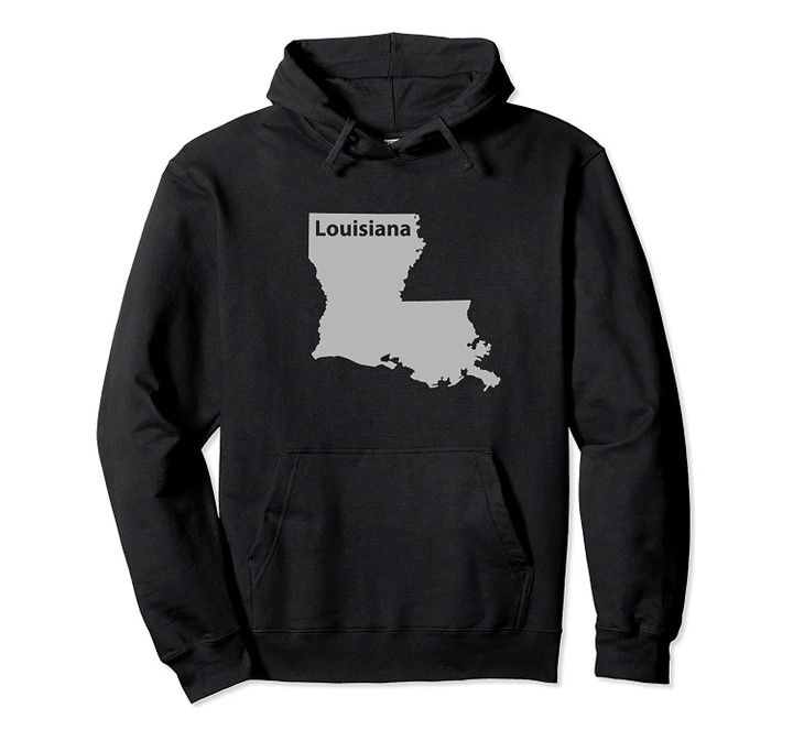 Louisiana Map Home State Pride Love Gift Pullover Hoodie, T Shirt, Sweatshirt