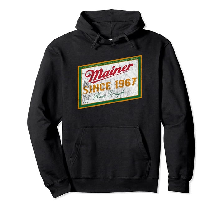 The Funny 1967 Mainer's 53 Beer Label Birthday Gift Pullover Hoodie, T Shirt, Sweatshirt