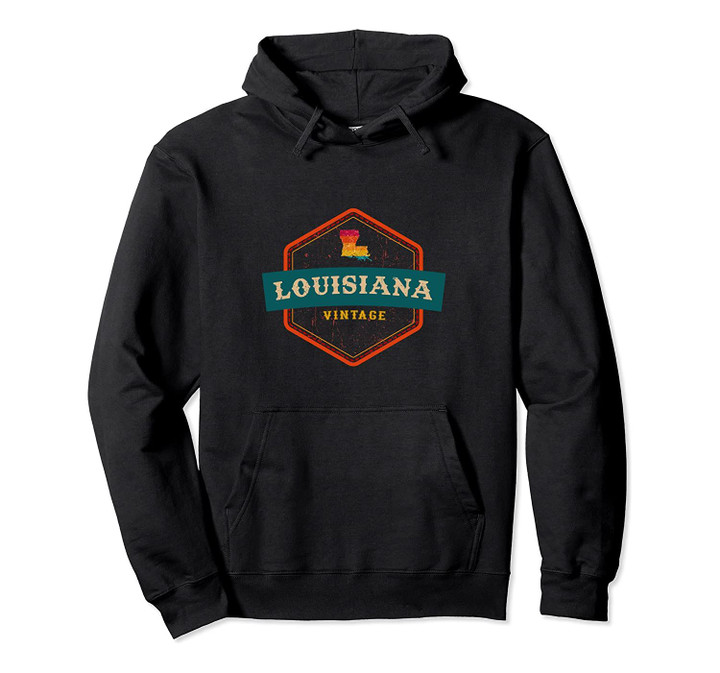 Louisiana LA Graphic Souvenir Love Distressed State Outfit Pullover Hoodie, T Shirt, Sweatshirt