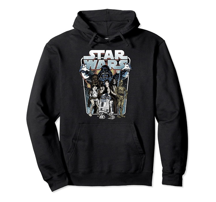 Star Wars Classic Movie Battle Cartoon Pullover Hoodie, T Shirt, Sweatshirt