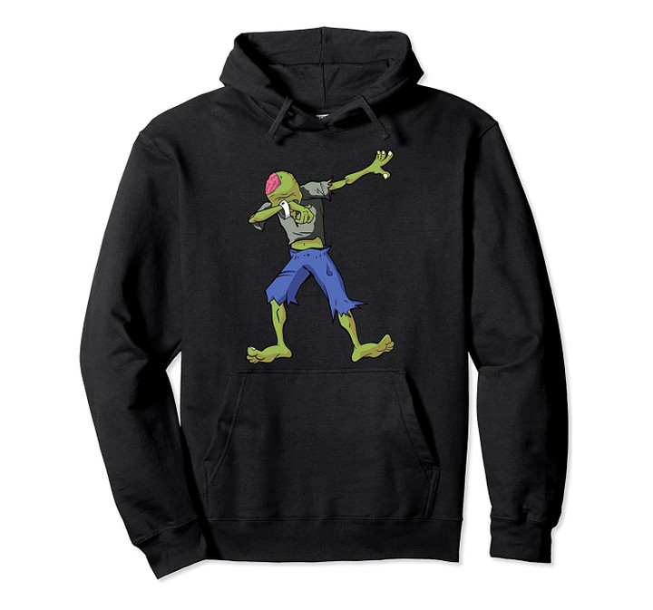 Dabbing Zombie | Funny Zombie Halloween Dab Tee Pullover Hoodie, T Shirt, Sweatshirt